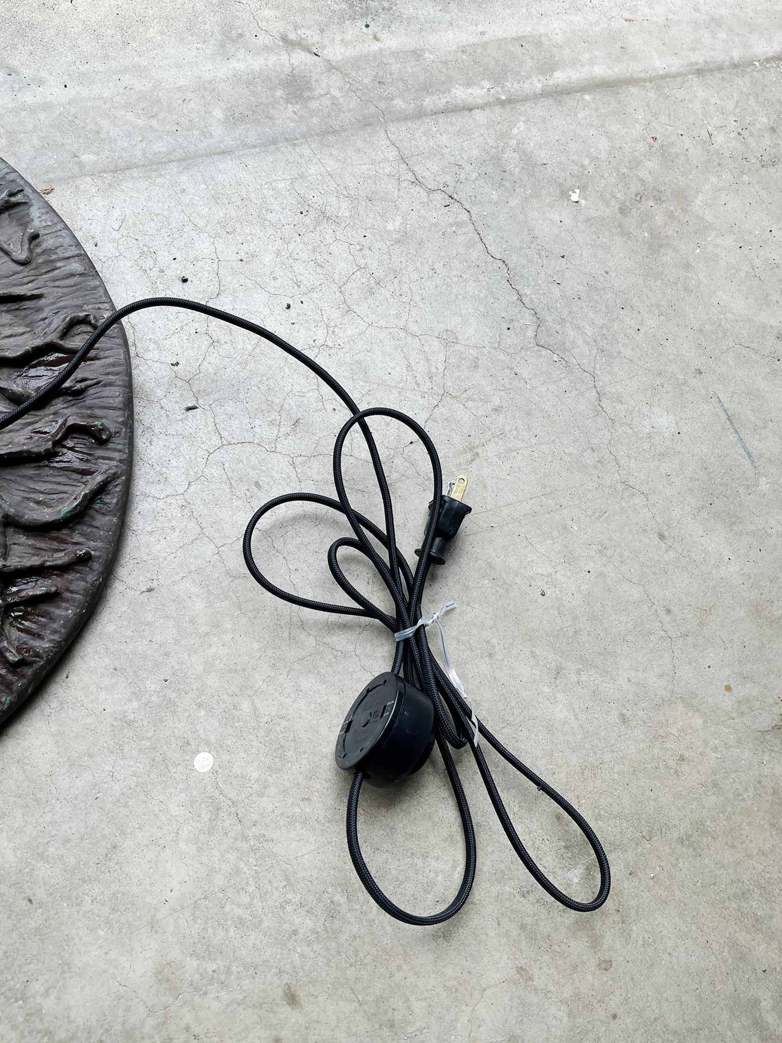 Mid-20th Century Bronze Tree Form Floor Lamp 6