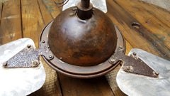 Mid-20th Century Brown and Grey Suspension Metal Fan, 1940