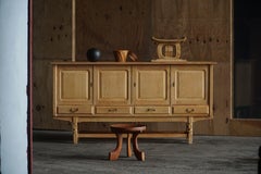Mid-20th Century, Brutalist Sideboard in Oak, Danish Cabinetmaker, 1960s