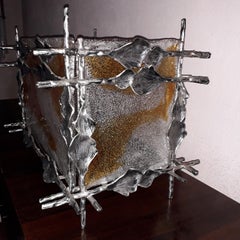 Mid-20th Century Brutalist Table Lamp by Tom Ahlström and Hans Ehrich