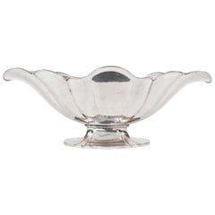 Mid-20th Century Buccellati Sterling Silver Scalloped Center Bowl