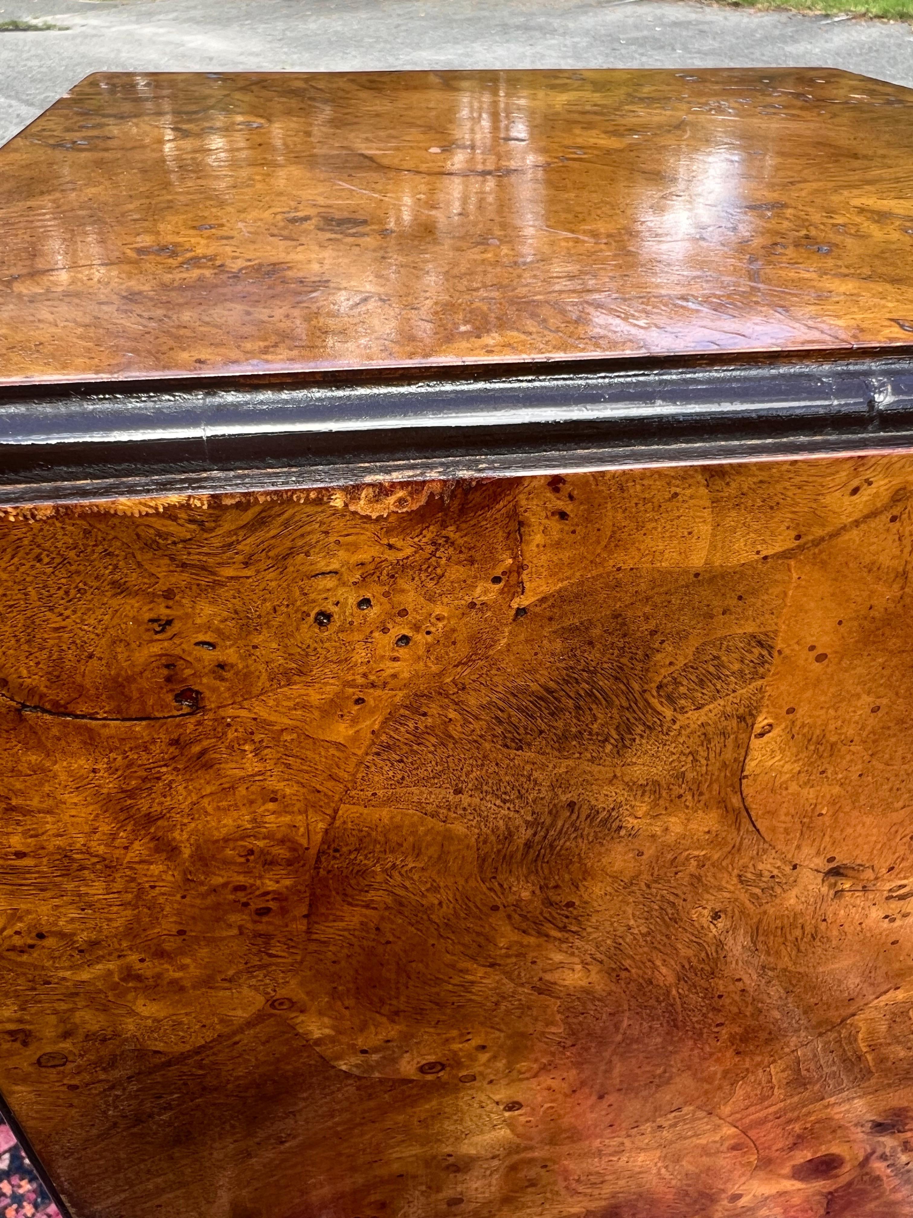 Mid 20th Century Burlwood Pedestal in the Manner of Milo Baughman 4