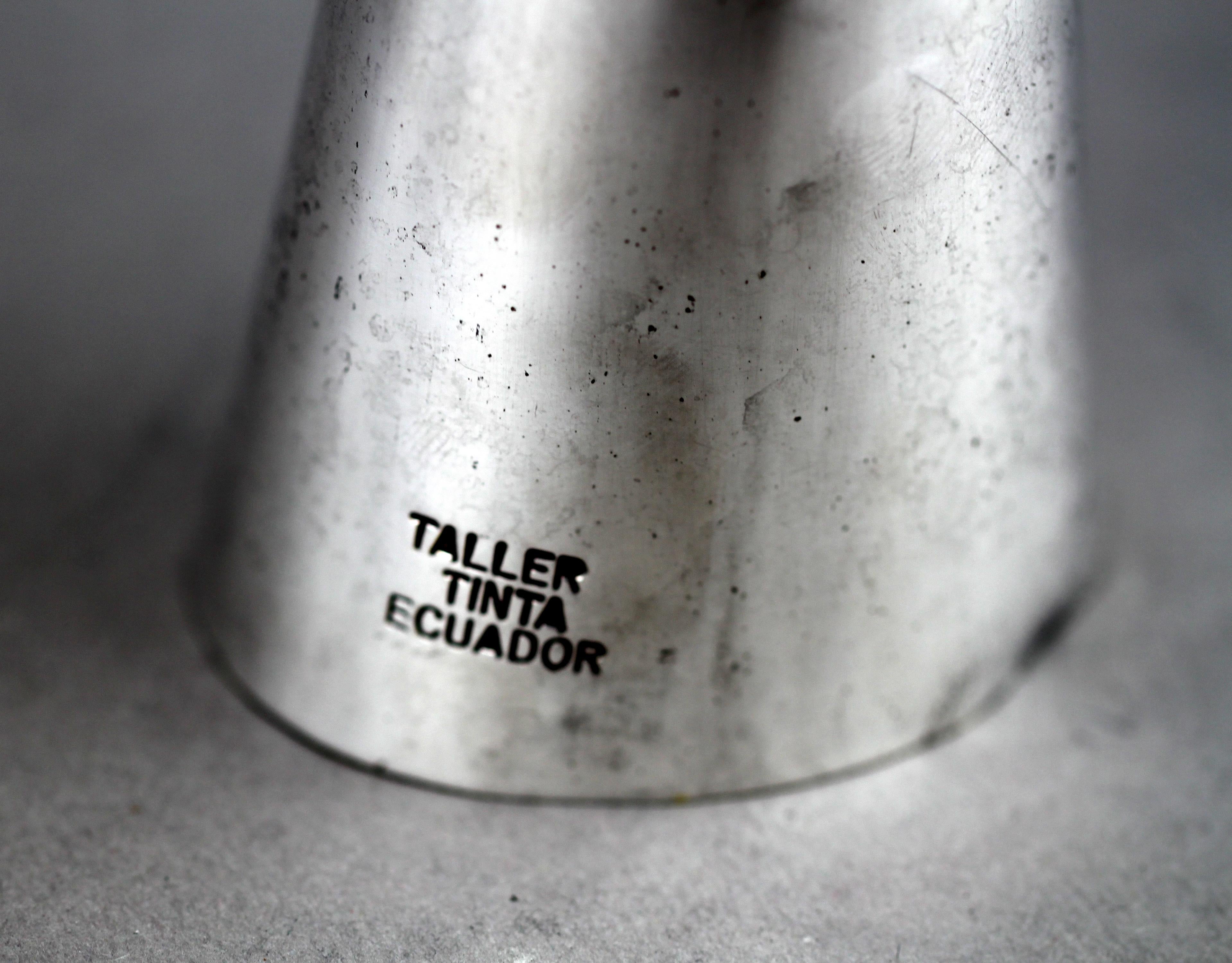 Mid-20th Century Bust Artwork, Silver, Joaquin Taller Tinta, Ecuador, 1950s 4