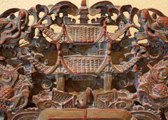 Mid-20th Century Carved Chinese Panel