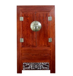 Mid 20th Century carved hardwood cabinet