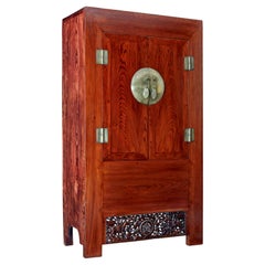 Mid 20th Century carved hardwood cabinet
