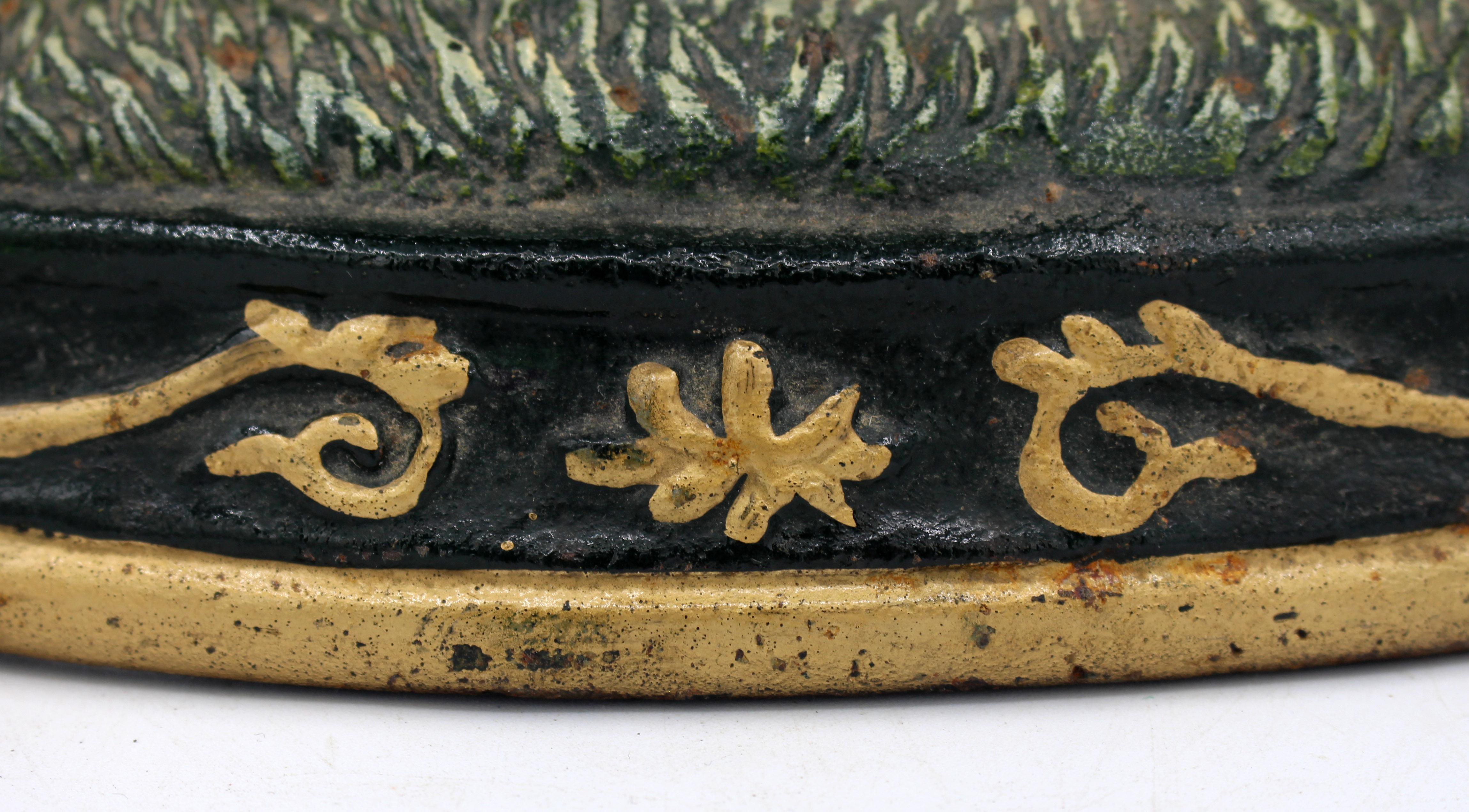 Mid-20th Century Cast Iron Horse & Rider Doorstop 1