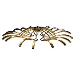 Mid-20th Century Ceiling Chandelier by Oscar Torlasco for Lumi