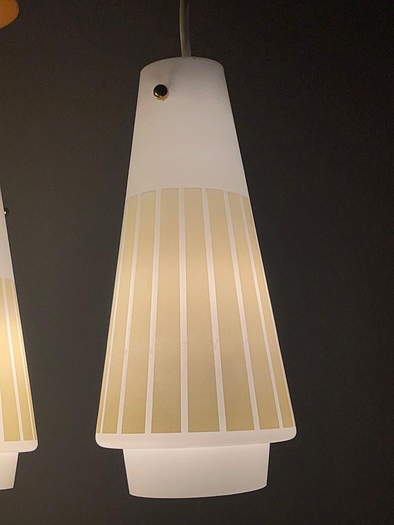 Europeo Lampada da soffitto della metà del XX secolo in vendita