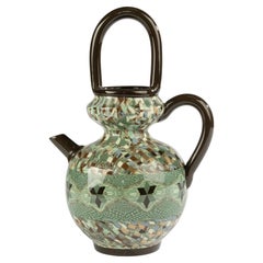 Jarra de cerámica de mediados del siglo XX - Jean Gerbino - Vallauris