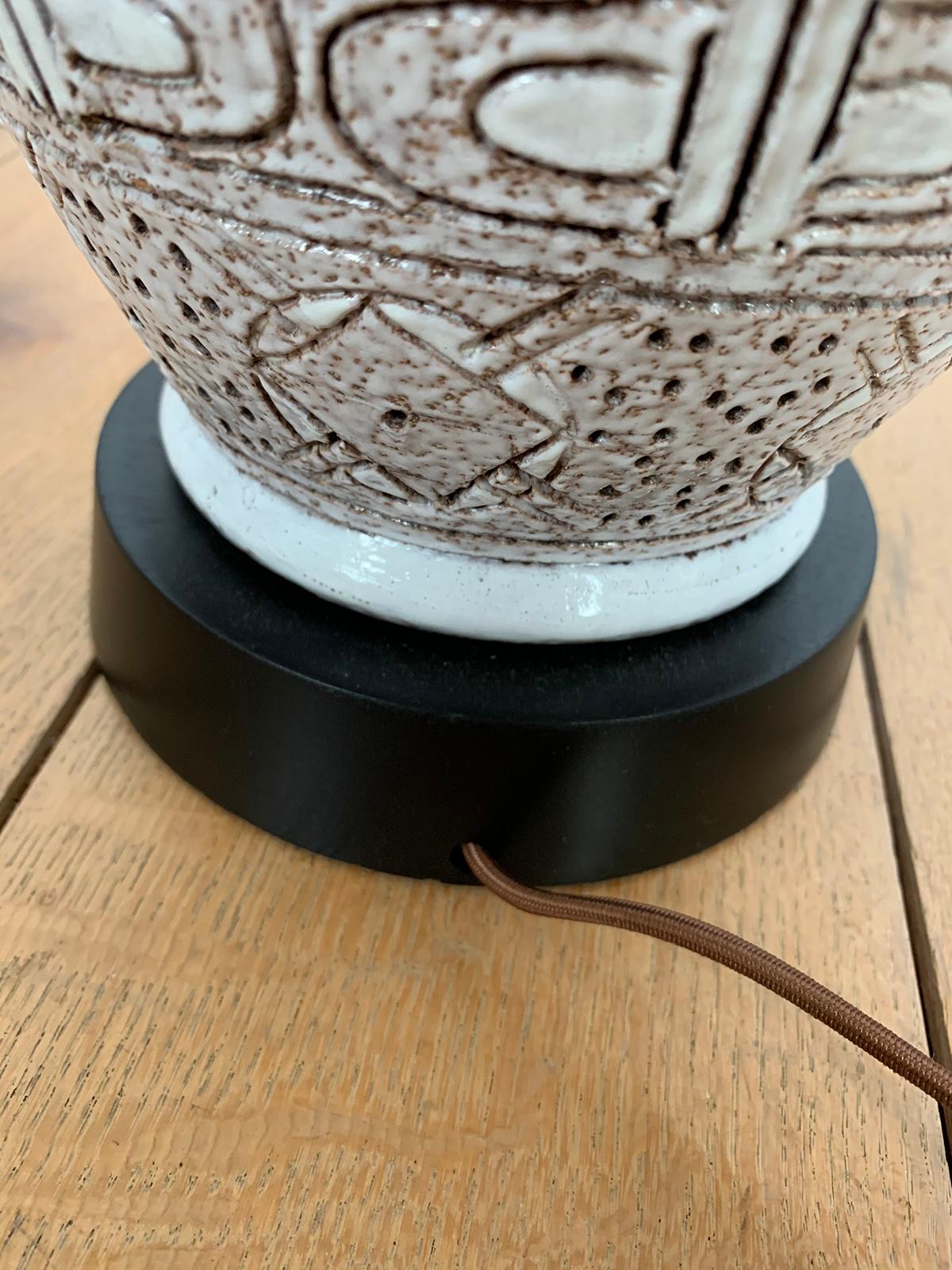 Mid-20th Century Ceramic Lamp For Sale 7