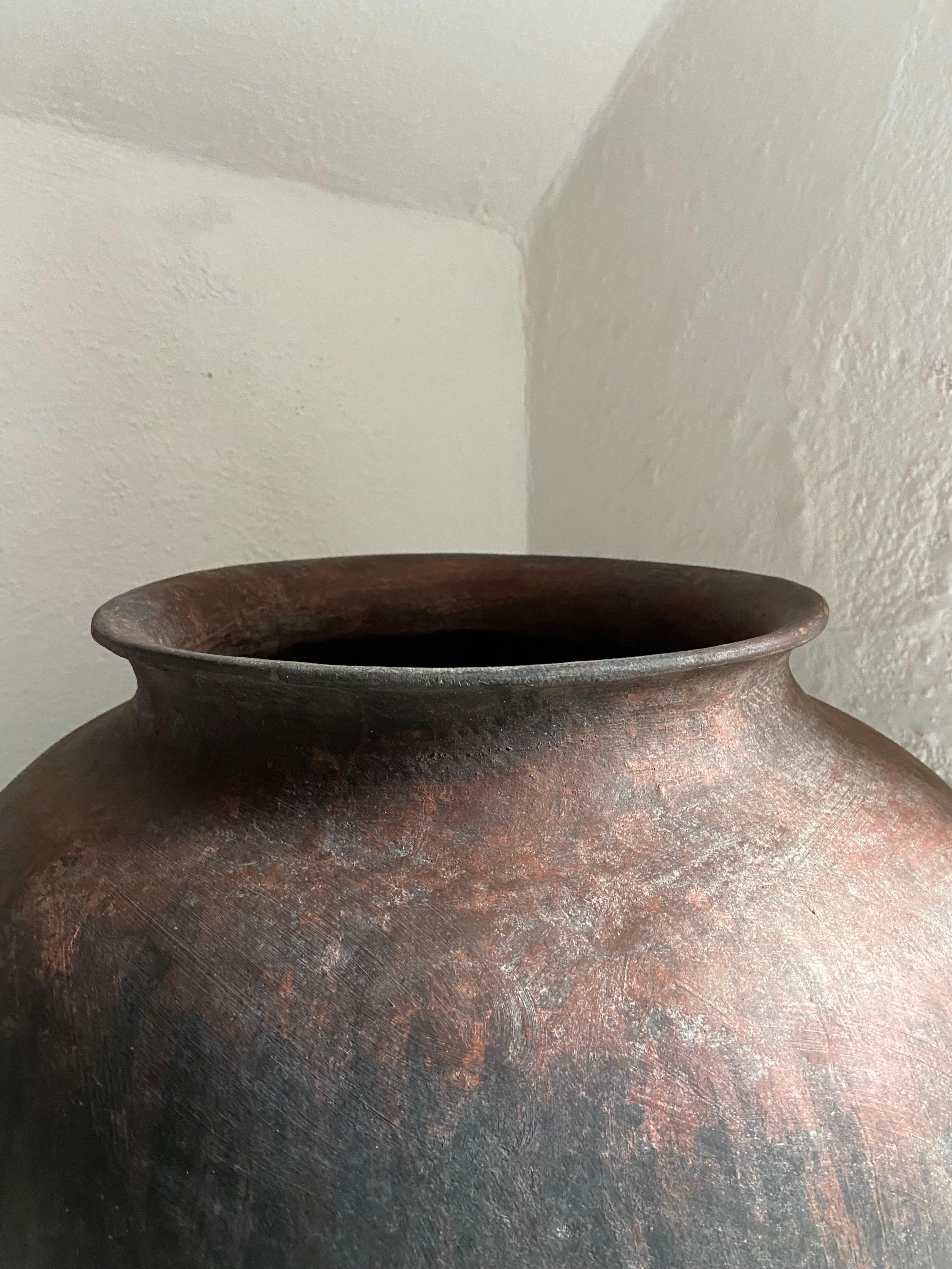 Fired Mid-20th Century Ceramic Pot from Mexico