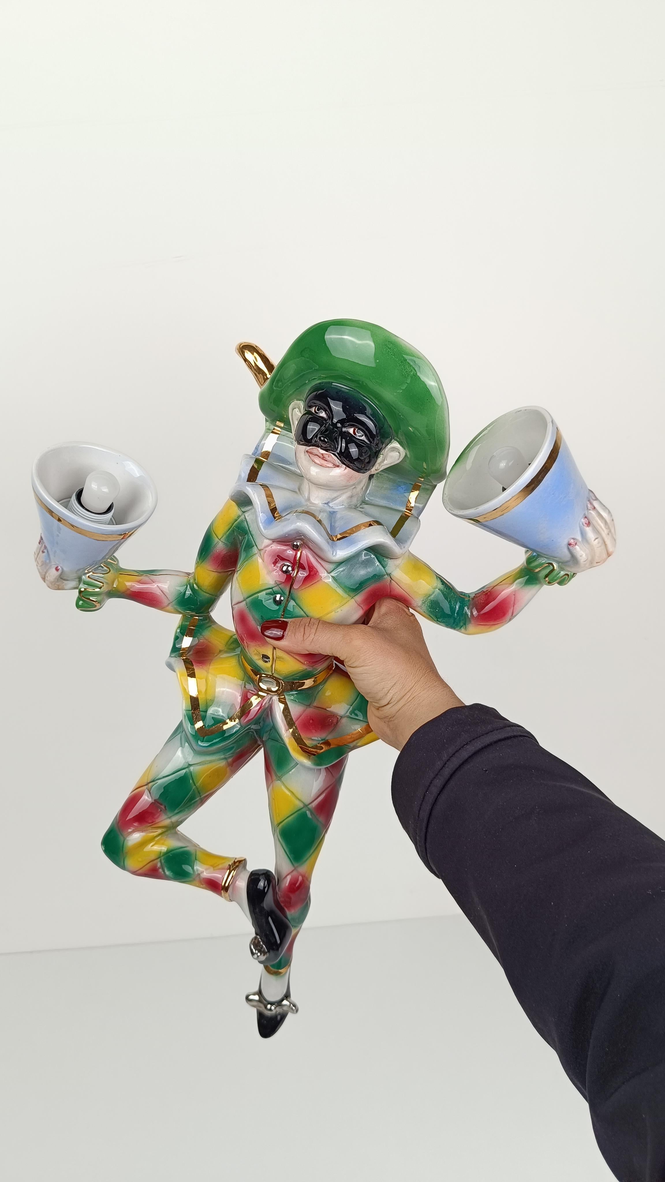 we offer for sale a ceramic wall decoration, almost made in the round like a sculpture.
Made during the mid-20th century in Italy by the ABC factory in Bassano, a renowned Italian center for artisanal ceramics, this item has all the elements that