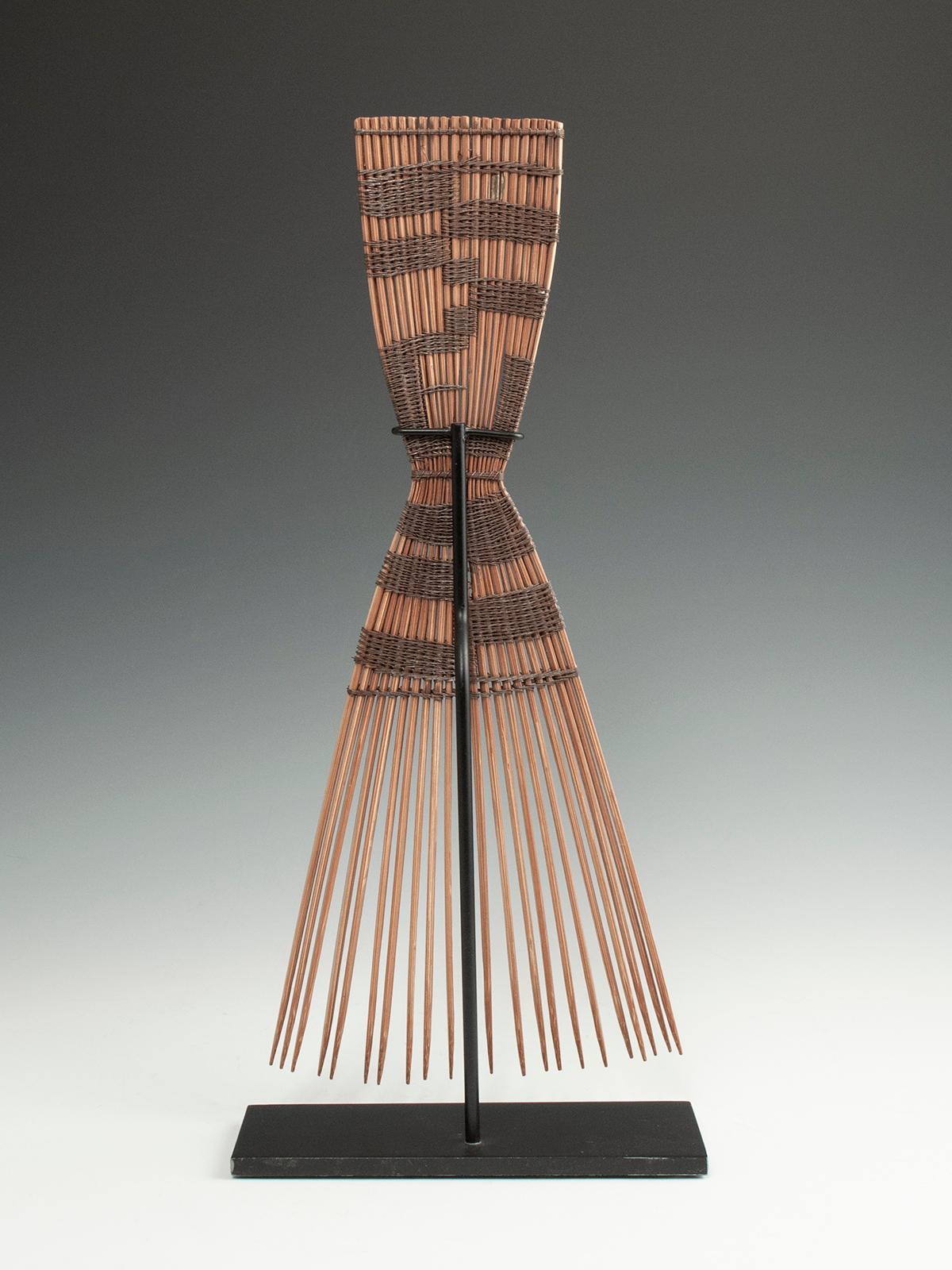 Tribal Mid-20th Century Ceremonial Comb, Luba People, Zaire, D. R. Congo For Sale