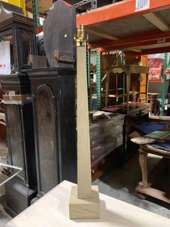 Mid-20th Century Cerused Oak Lamp