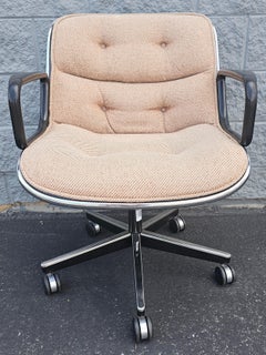Mid 20th Century Charles Pollack for Knoll Upholstered Executive Office Chair