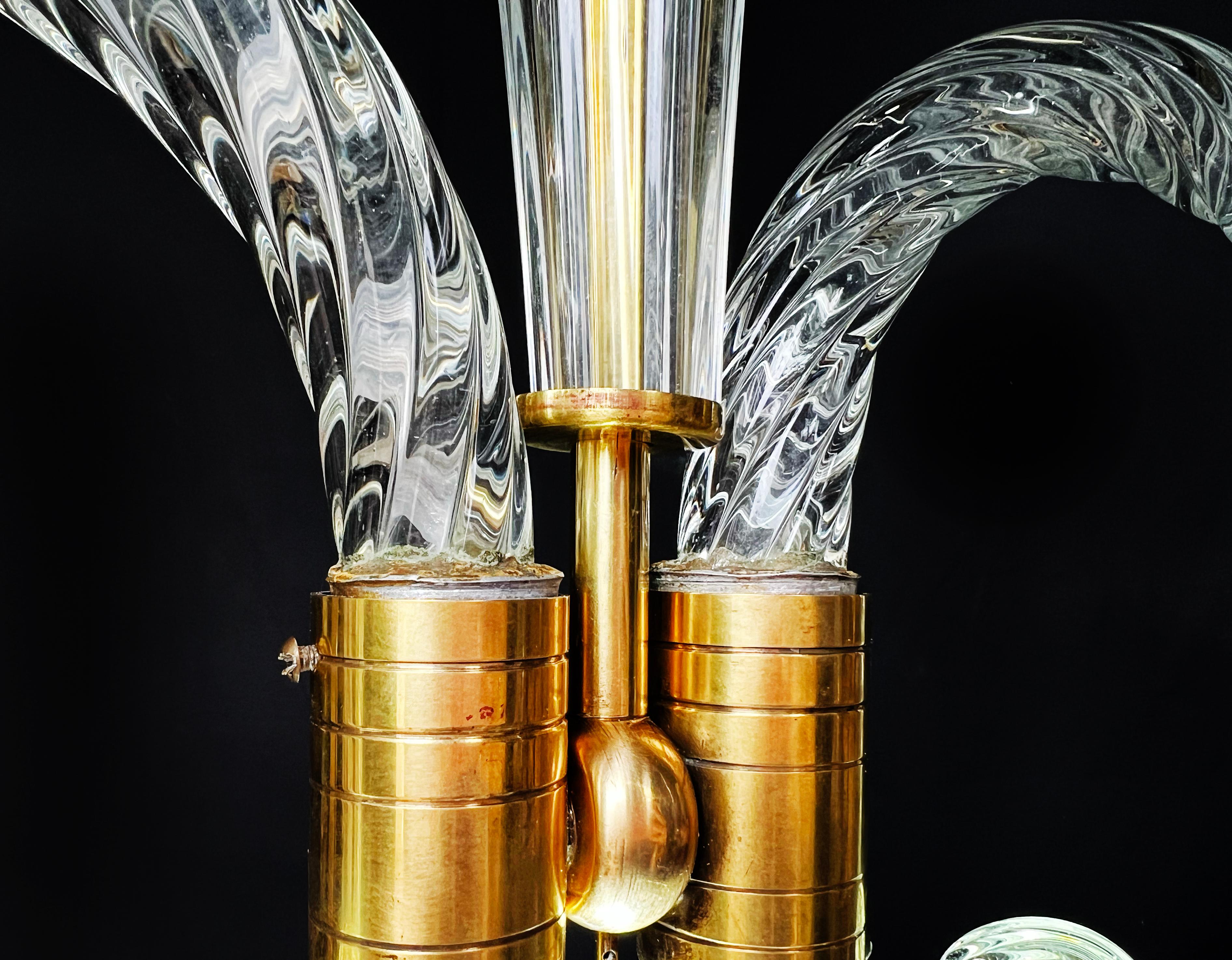 Lampadario di charme della metà del XX secolo di Ercole Barovier, Murano, 1940 in vendita 11