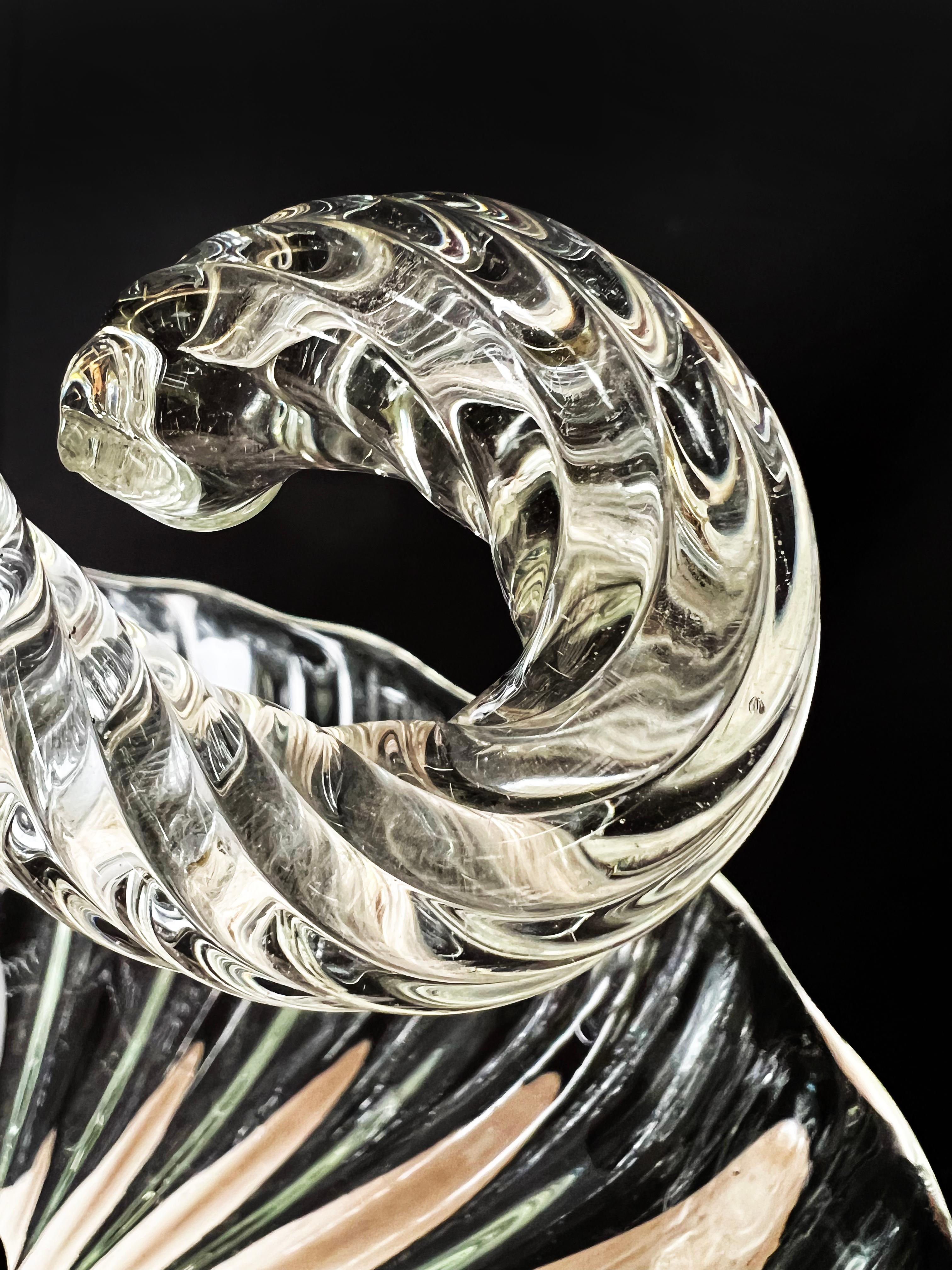 Italiano Lampadario di charme della metà del XX secolo di Ercole Barovier, Murano, 1940 in vendita