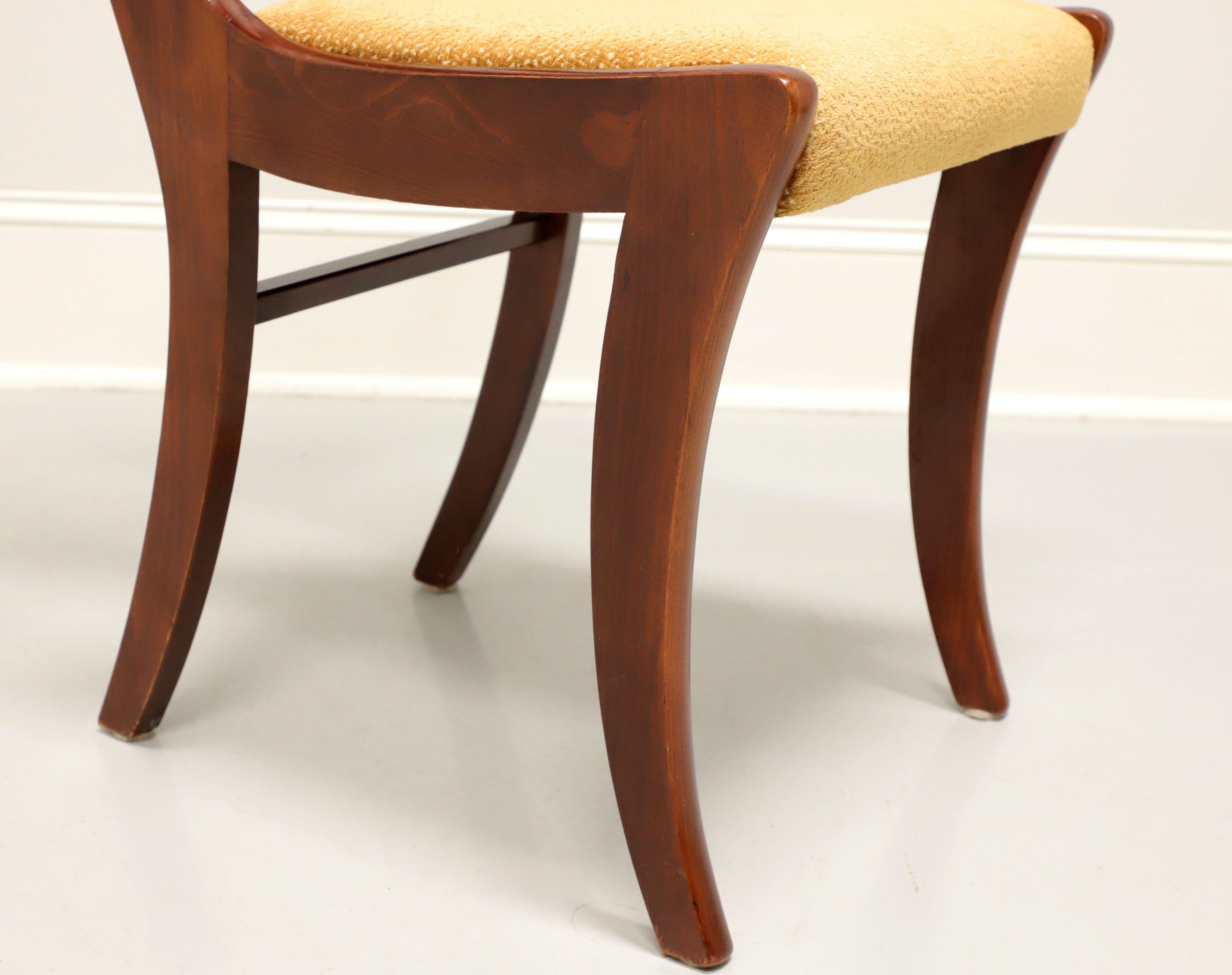 Mid 20th Century Cherry Empire Style Dining Side Chairs - Pair B For Sale 4