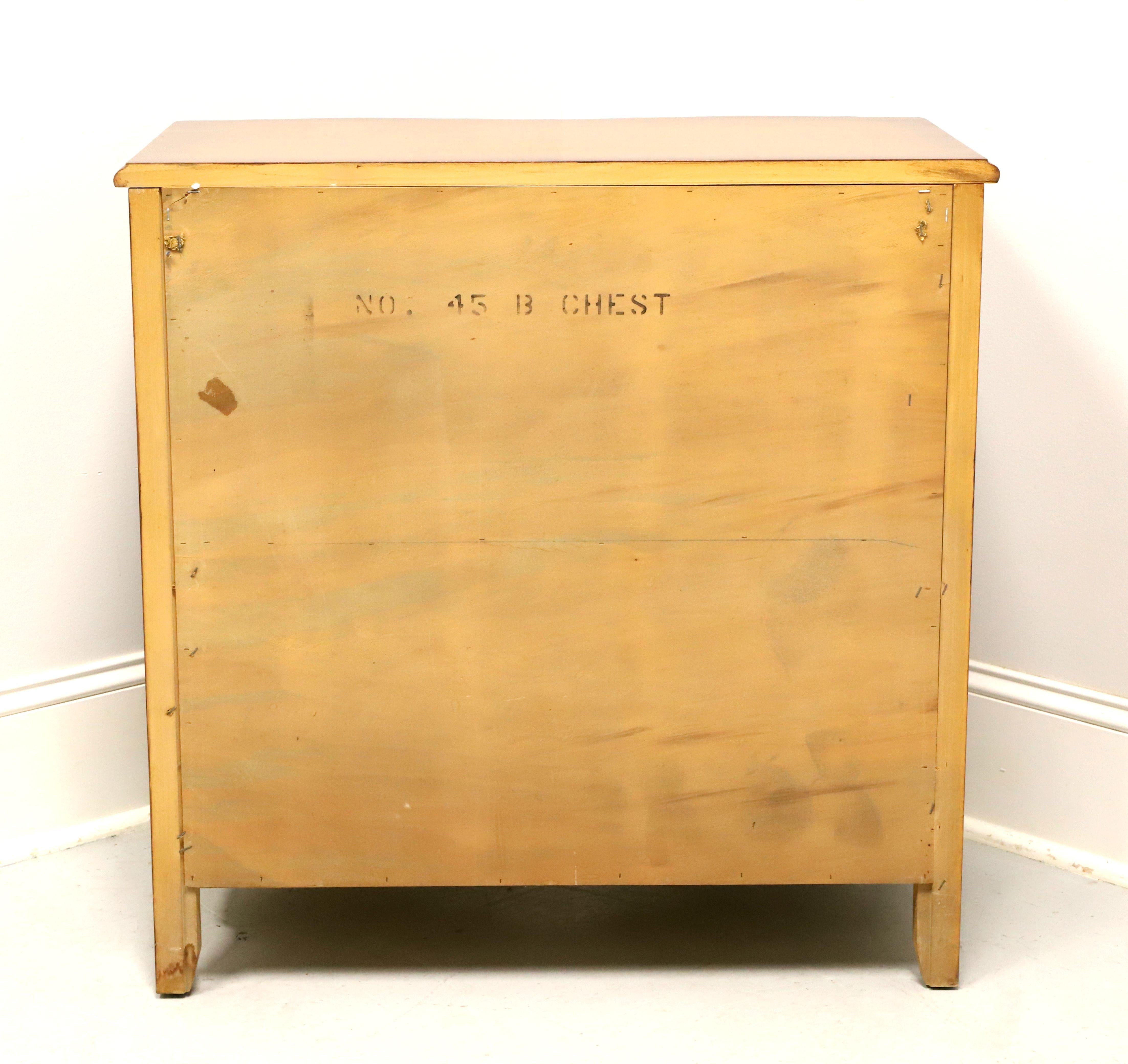 American Mid 20th Century Cherry French Provincial Bachelor Chest For Sale