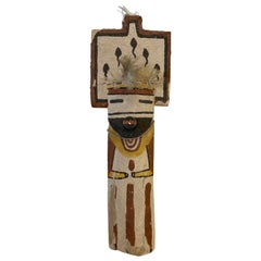 Vintage Mid-20th Century Child's Painted Wood Kachina Doll