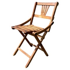 Mid-20th Century Child’s Wood Folding Chair