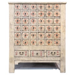 Vintage Mid 20th Century Chinese Apothecary Cabinet