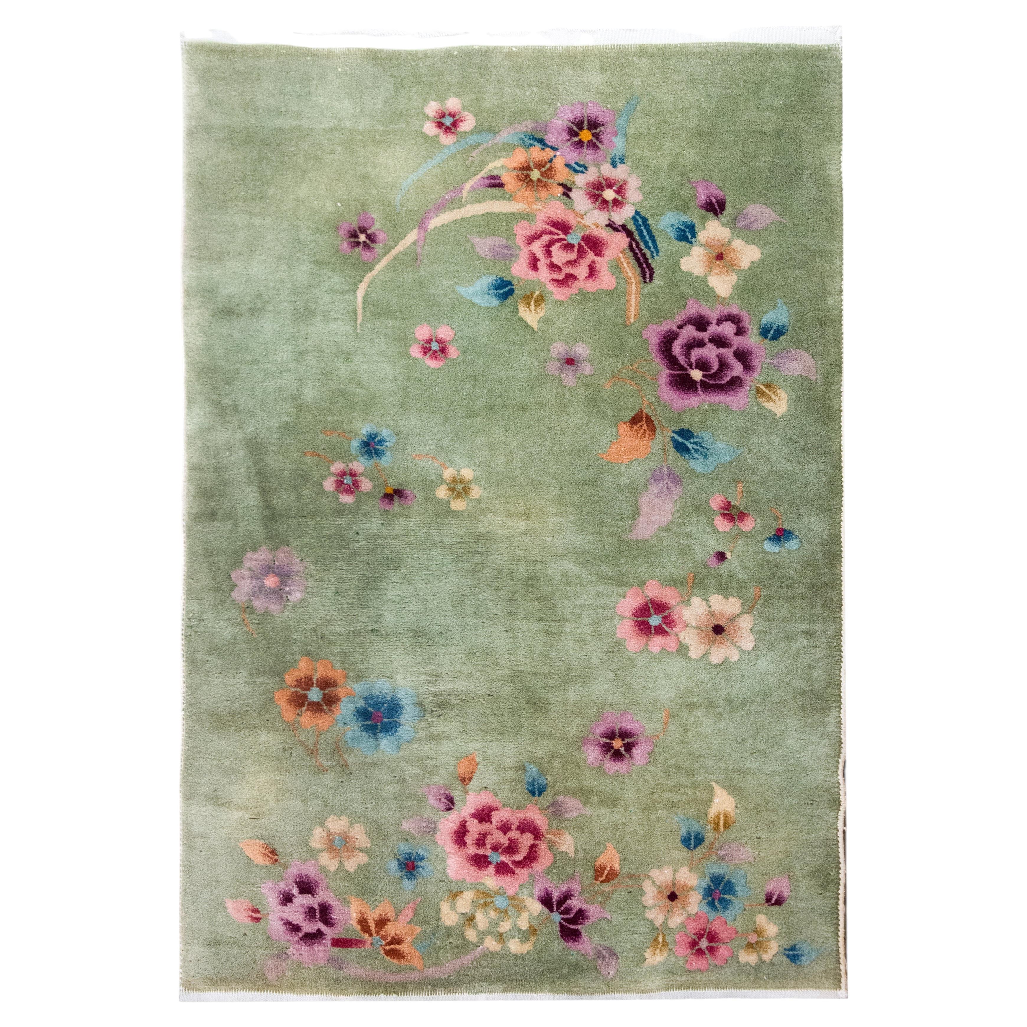 Mid 20th Century Chinese Art Deco Rug
