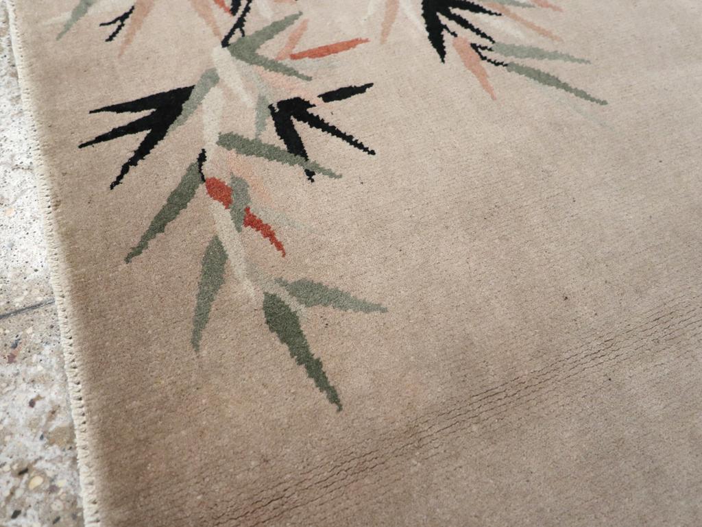 Mid-20th Century Chinese Art Deco throw rugs For Sale 7