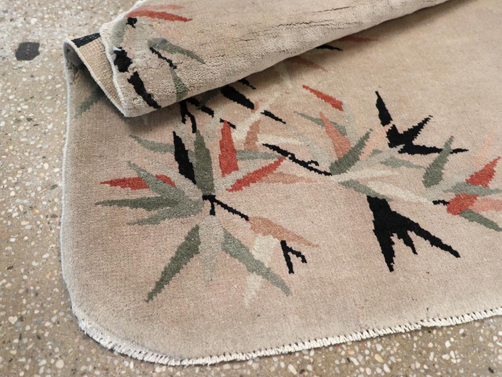Mid-20th Century Chinese Art Deco throw rugs For Sale 11