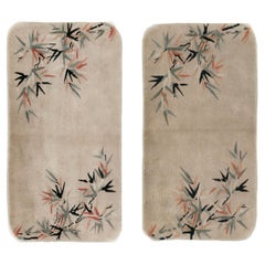 Mid-20th Century Chinese Art Deco throw rugs