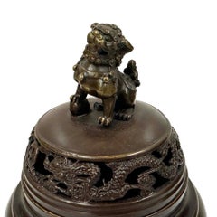 Mid-20th Century Chinese Bronze tripod Incense Burner (Censer)