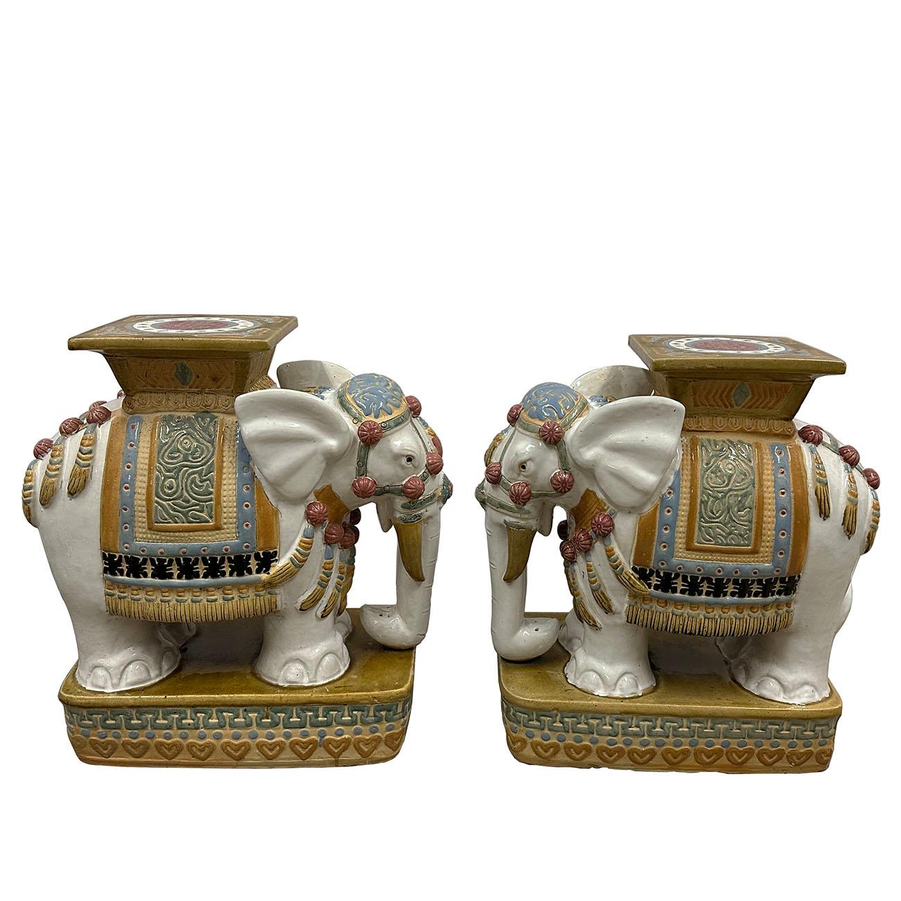 ceramic elephant plant stand for sale