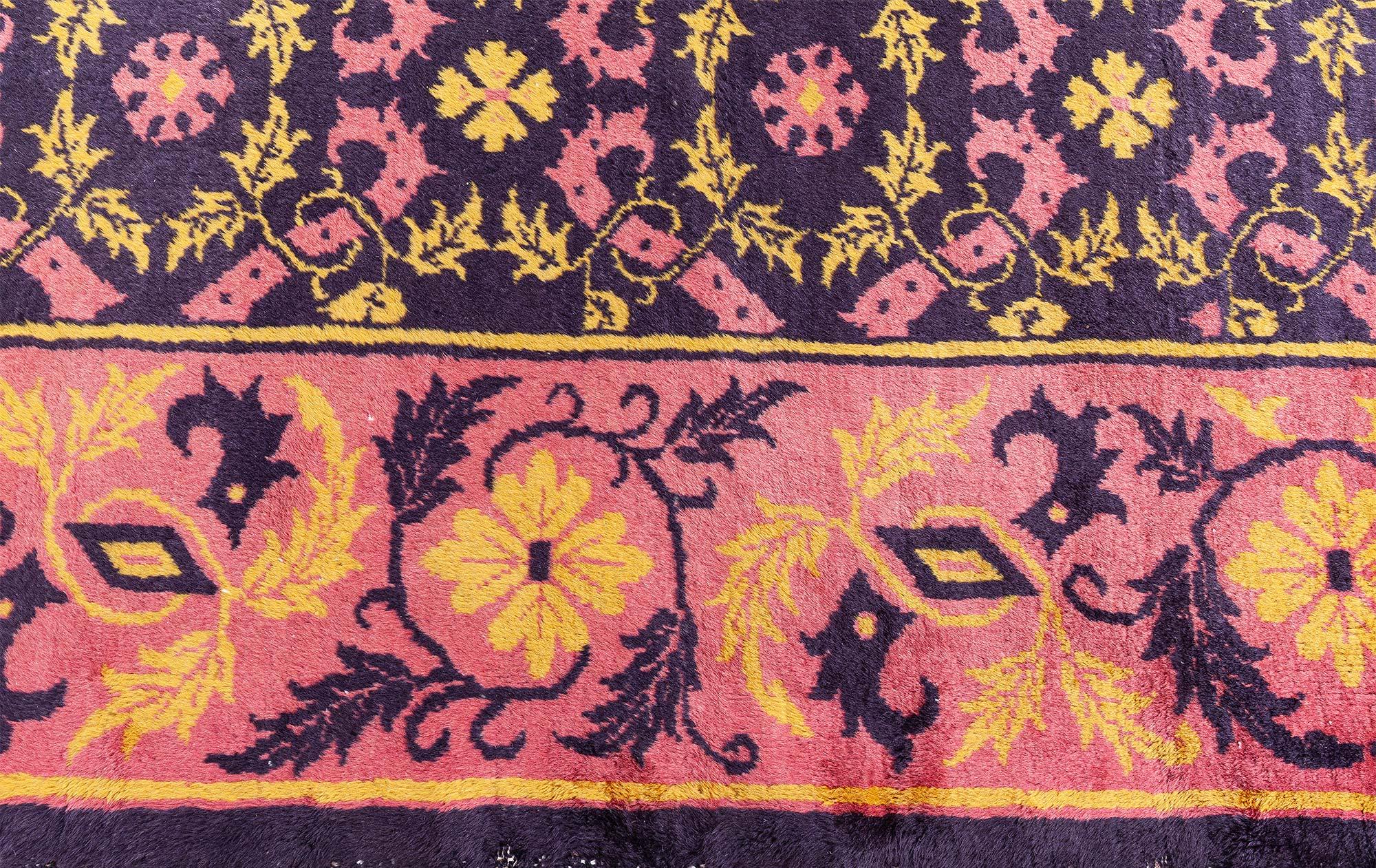 Chinois Tapis en laine fait à la main Doris Leslie Blau, milieu du 20e siècle, déco chinoise en vente