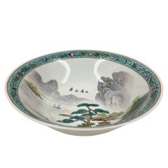 Mid 20th-Century Chinese Famille Rose Porcelain Bowl