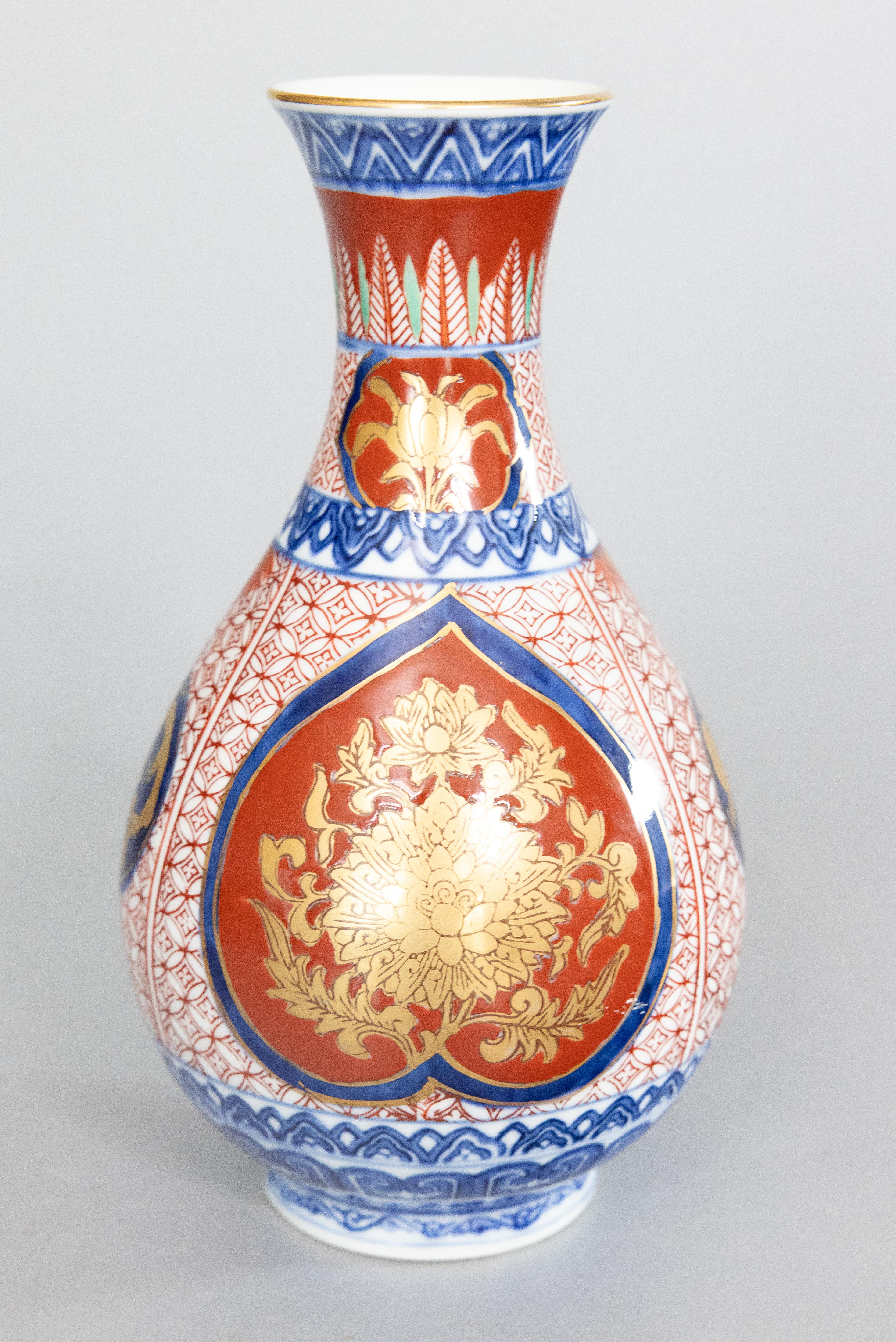 Giapponismo Vaso a balaustro Imari cinese della metà del XX secolo in vendita
