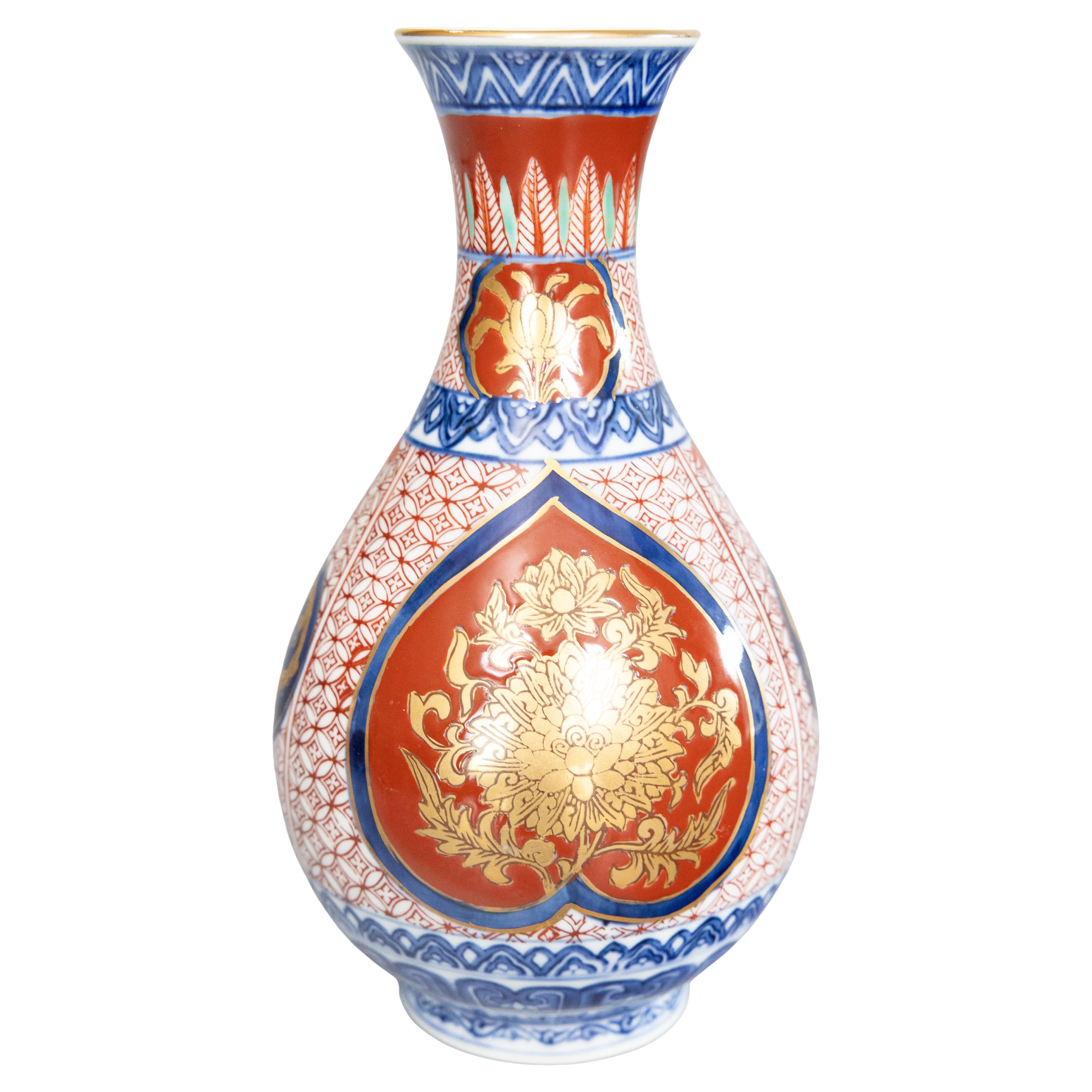 Mid-20th Century Chinese Imari Baluster Vase