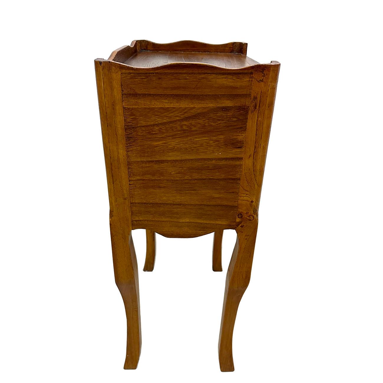 Wood Mid-20th Century Chinese Nightstand, End Table
