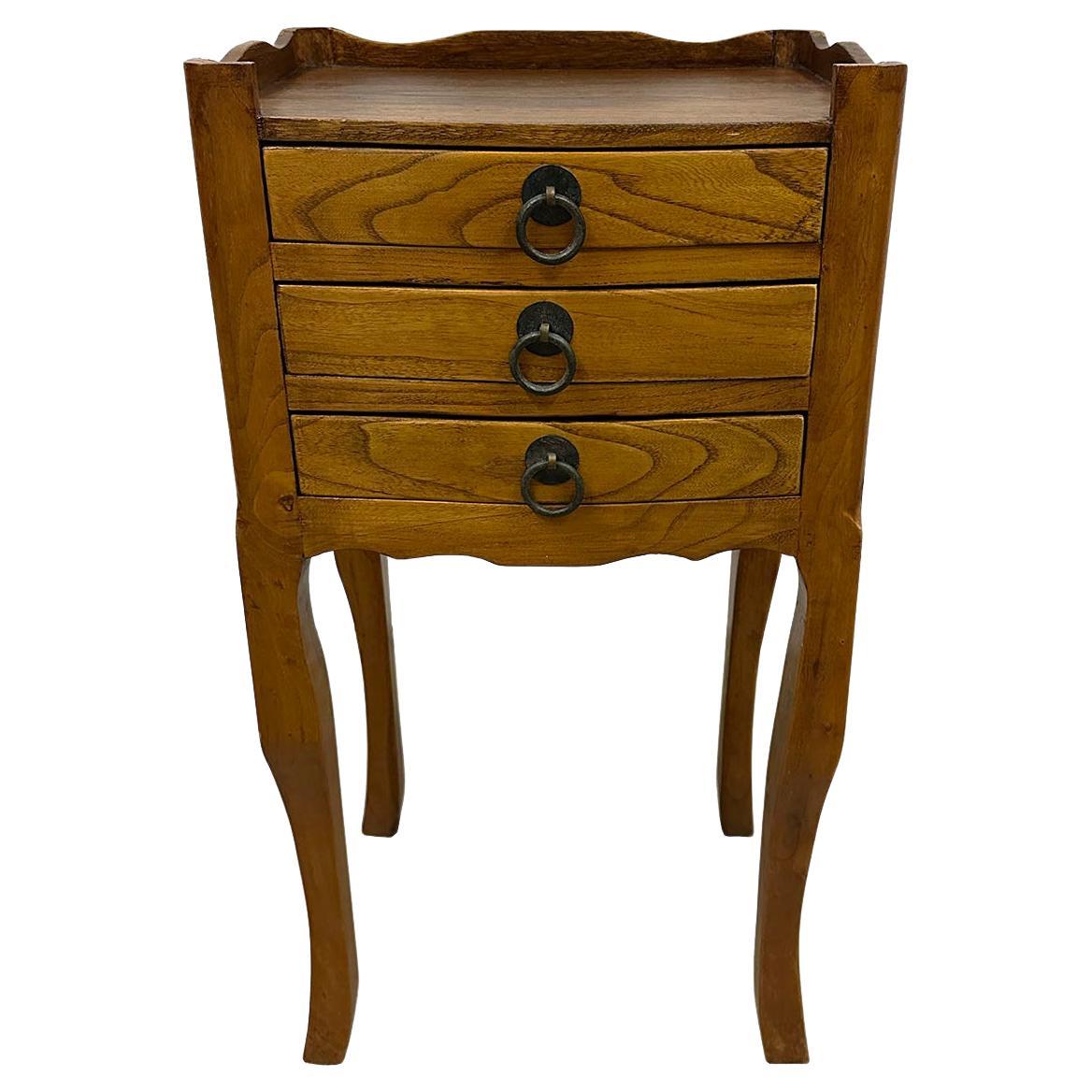 Mid-20th Century Chinese Nightstand, End Table