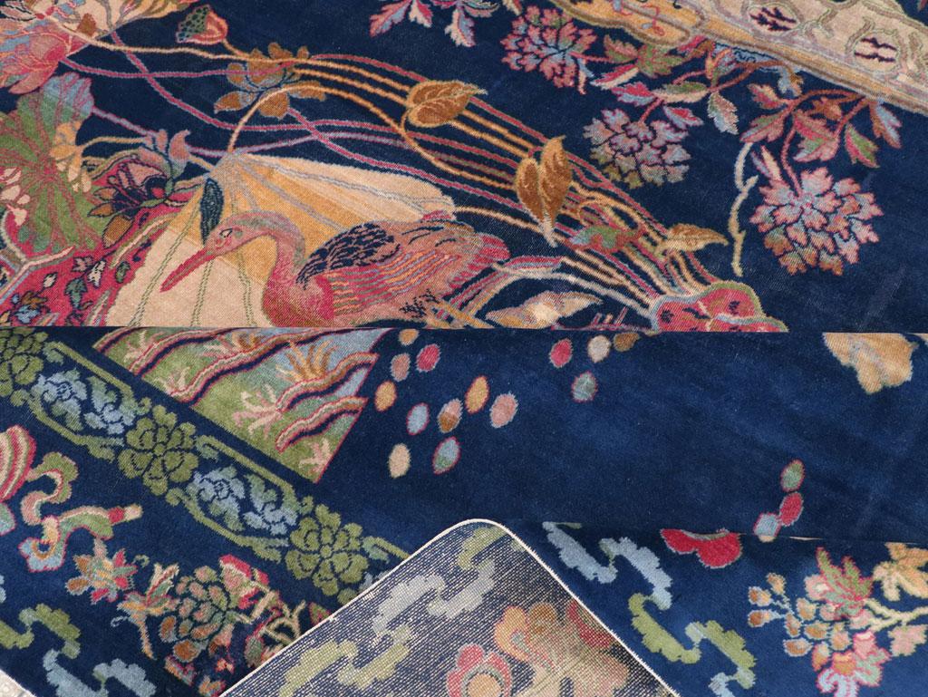Mid-20th Century Chinese Peking Inspired English Axminster Room Size Carpet For Sale 1
