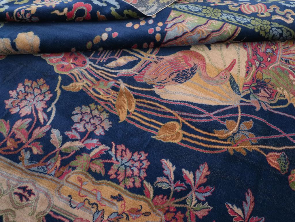 Mid-20th Century Chinese Peking Inspired English Axminster Room Size Carpet For Sale 2