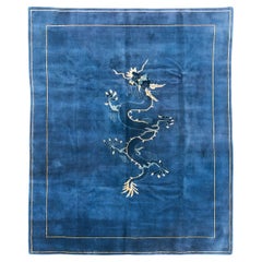 Mid-20th Century Chinese Peking Small Room Size Carpet