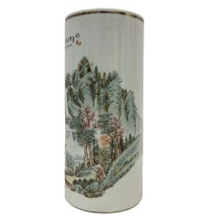 Mid-20th Century Chinese Porcelain Hat Stand/Brush Pot