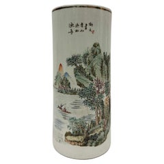 Mid-20th Century Chinese Porcelain Hat Stand/Brush Pot