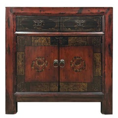 Mid 20th Century Chinese Reproduction Painted Console Table, Sideboard