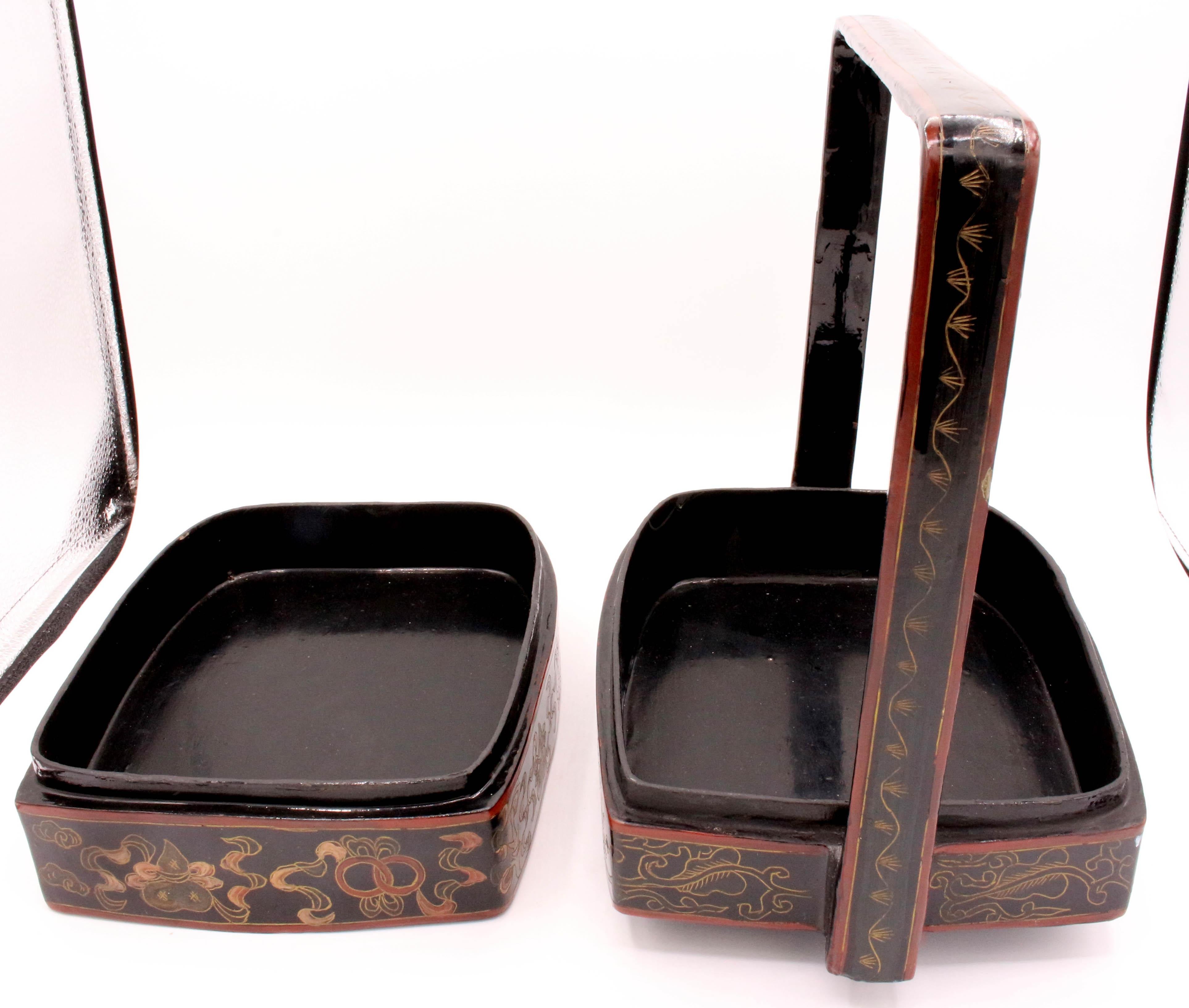 Ceramic Mid-20th Century Chinese Wedding Box