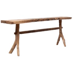 Mid-20th Century Chinese Wei River Console Table