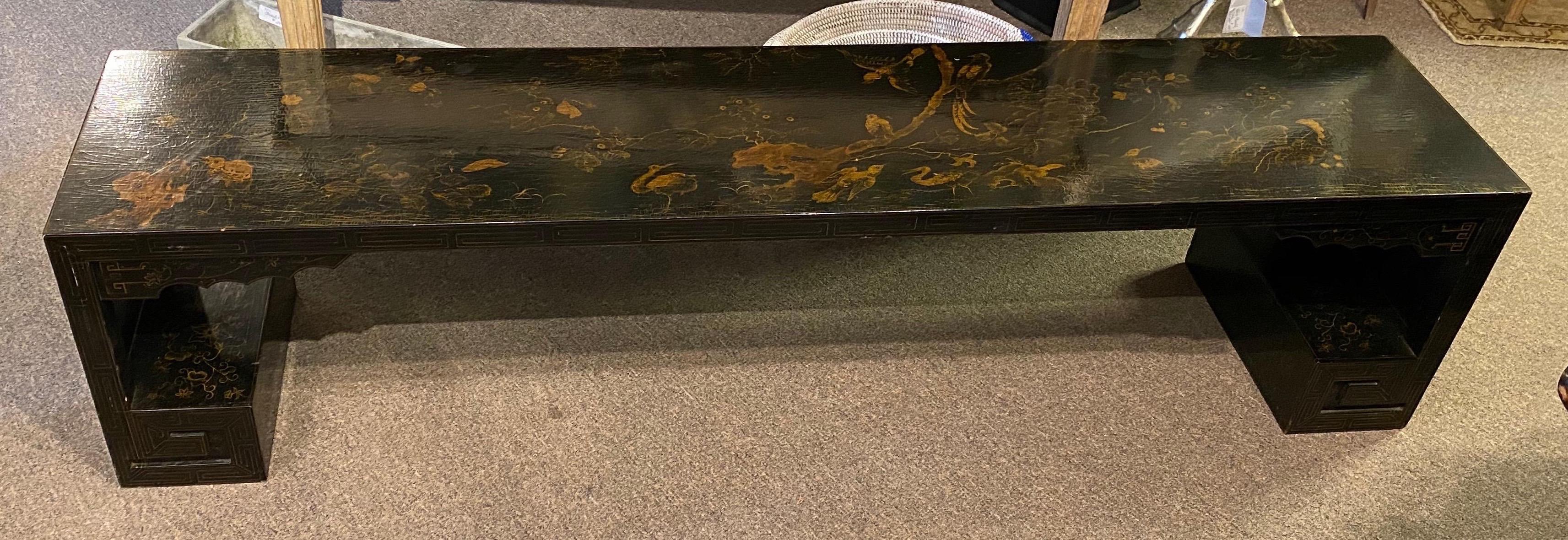 Mid-20th Century Chinoiserie Coffee Table or Bench In Good Condition In Charleston, SC