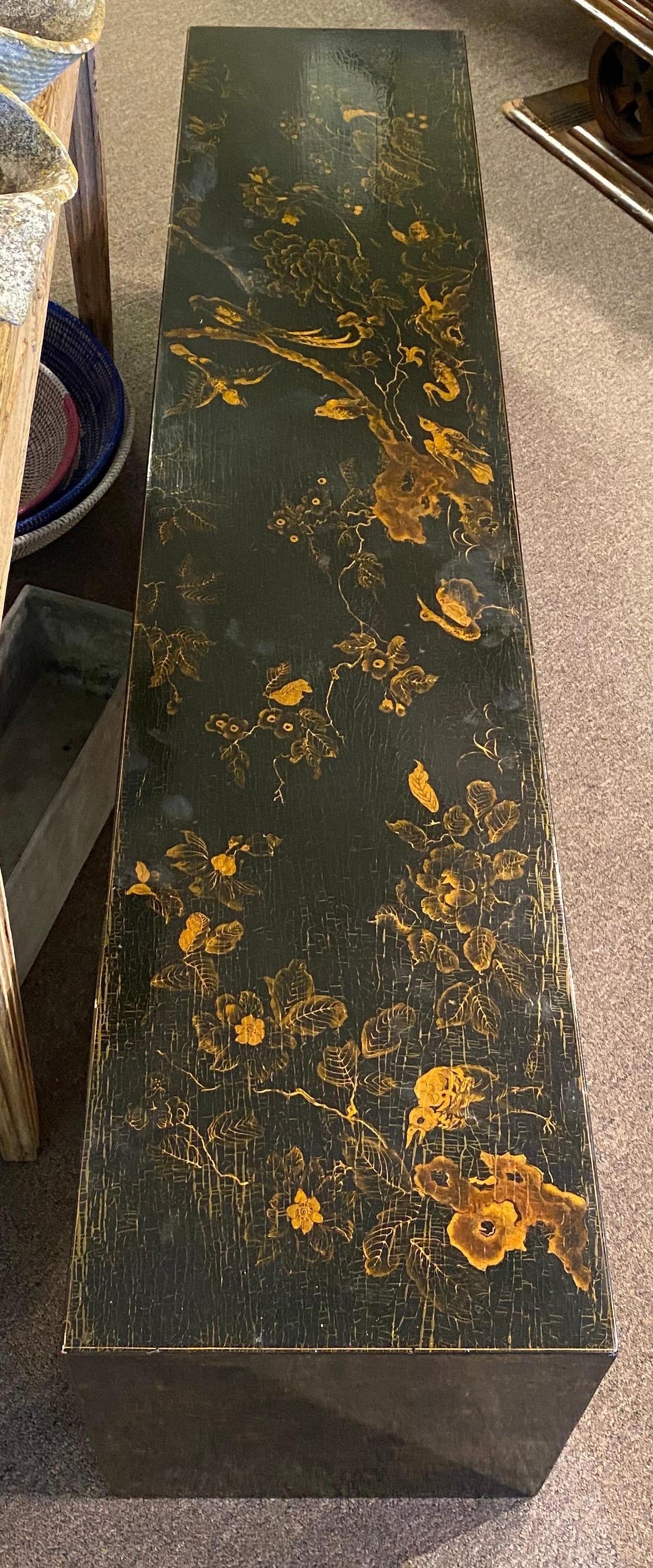Wood Mid-20th Century Chinoiserie Coffee Table or Bench