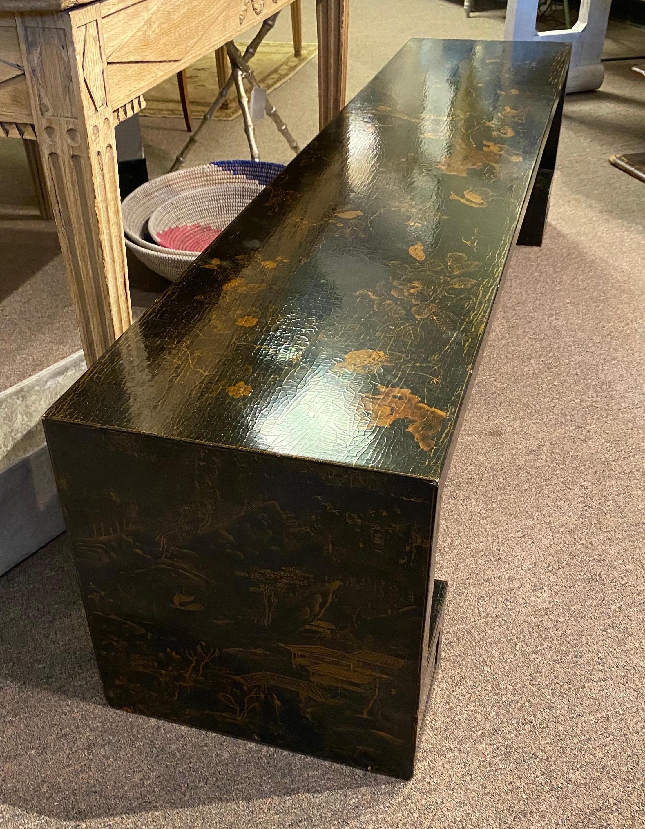 Mid-20th Century Chinoiserie Coffee Table or Bench 2